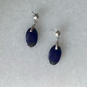 NWOT Sundance Glimmering Galaxy Earrings, Lapis Lazuli, Sterling Silver